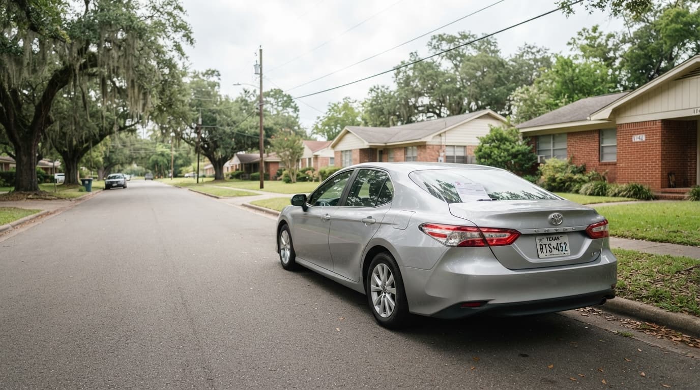 Beaumont TX totaled car loan balance and GAP insurance concept
