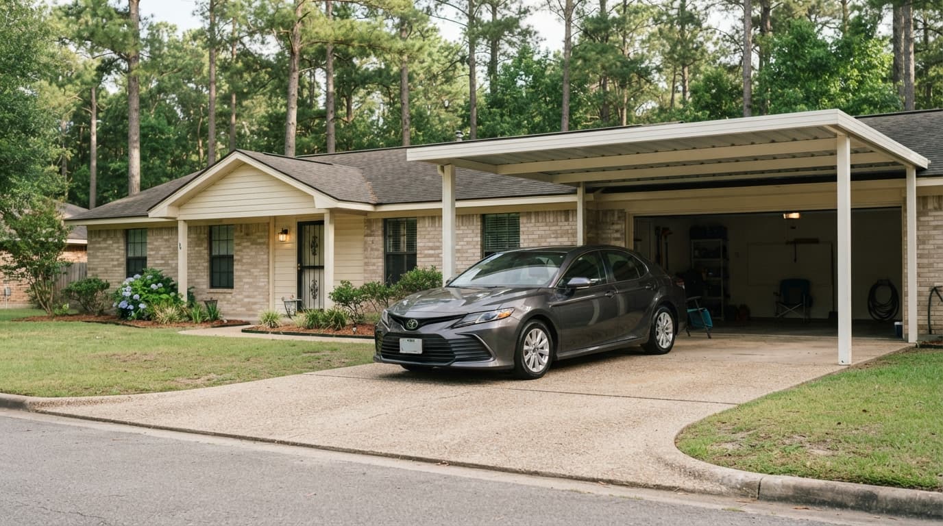 Comprehensive auto insurance coverage for storm damaged car in Beaumont TX