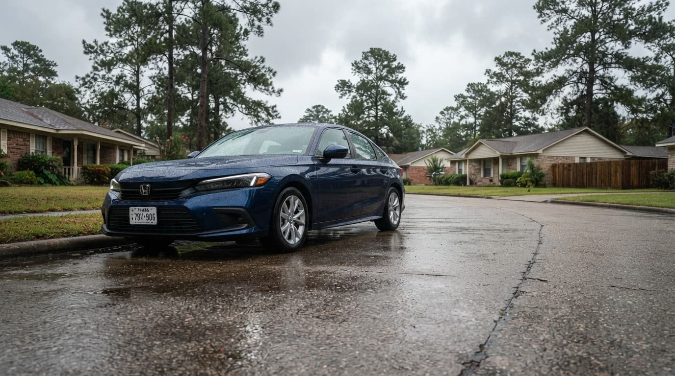 Beaumont Texas financed vehicle loan balance and depreciation example