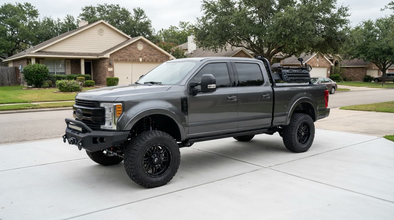 Beaumont Texas car with custom stereo and interior upgrades documented for insurance