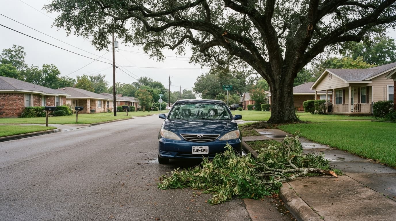 Beaumont TX vehicle with broken glass and theft related damage covered by comprehensive auto insurance
