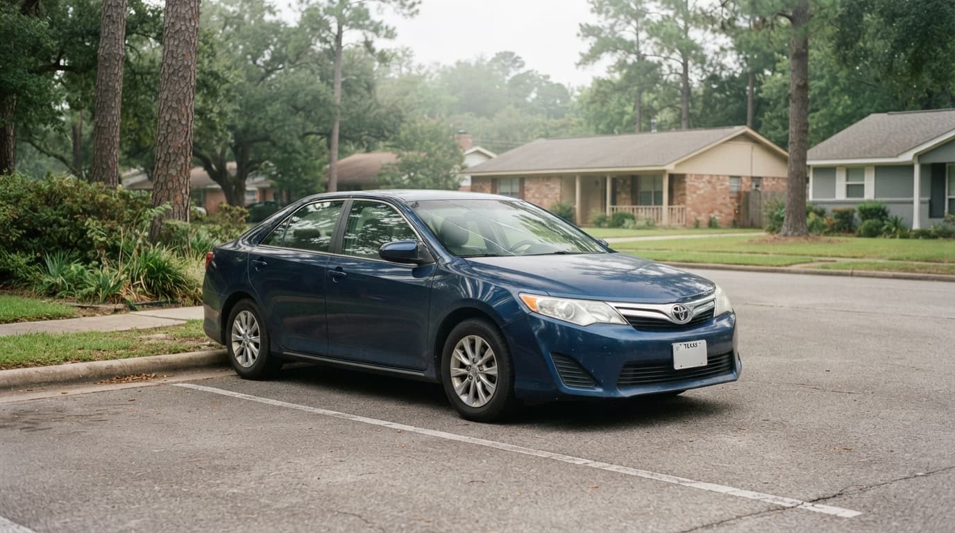 Beaumont driver reviewing auto insurance options for windshield coverage