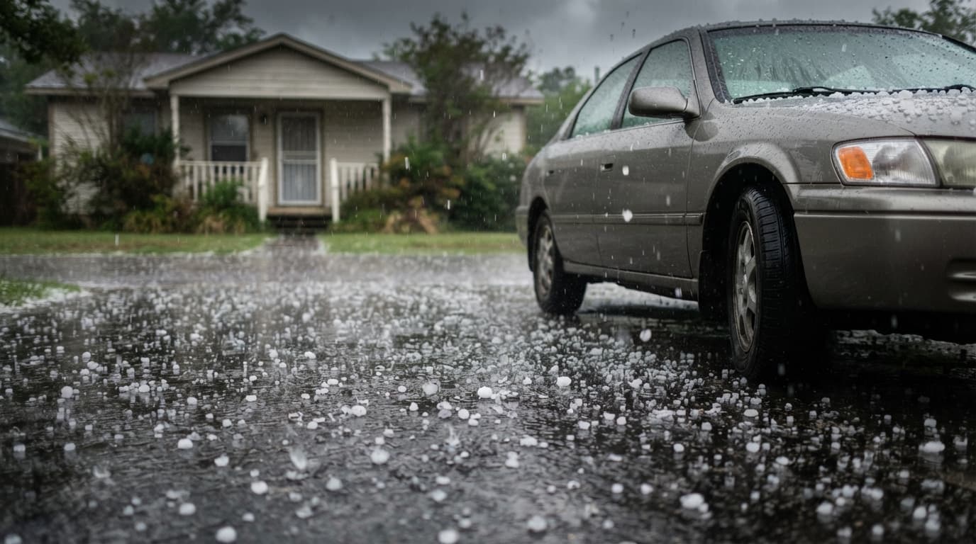 Does Comprehensive Coverage Pay for Hail Damage in Beaumont, TX?