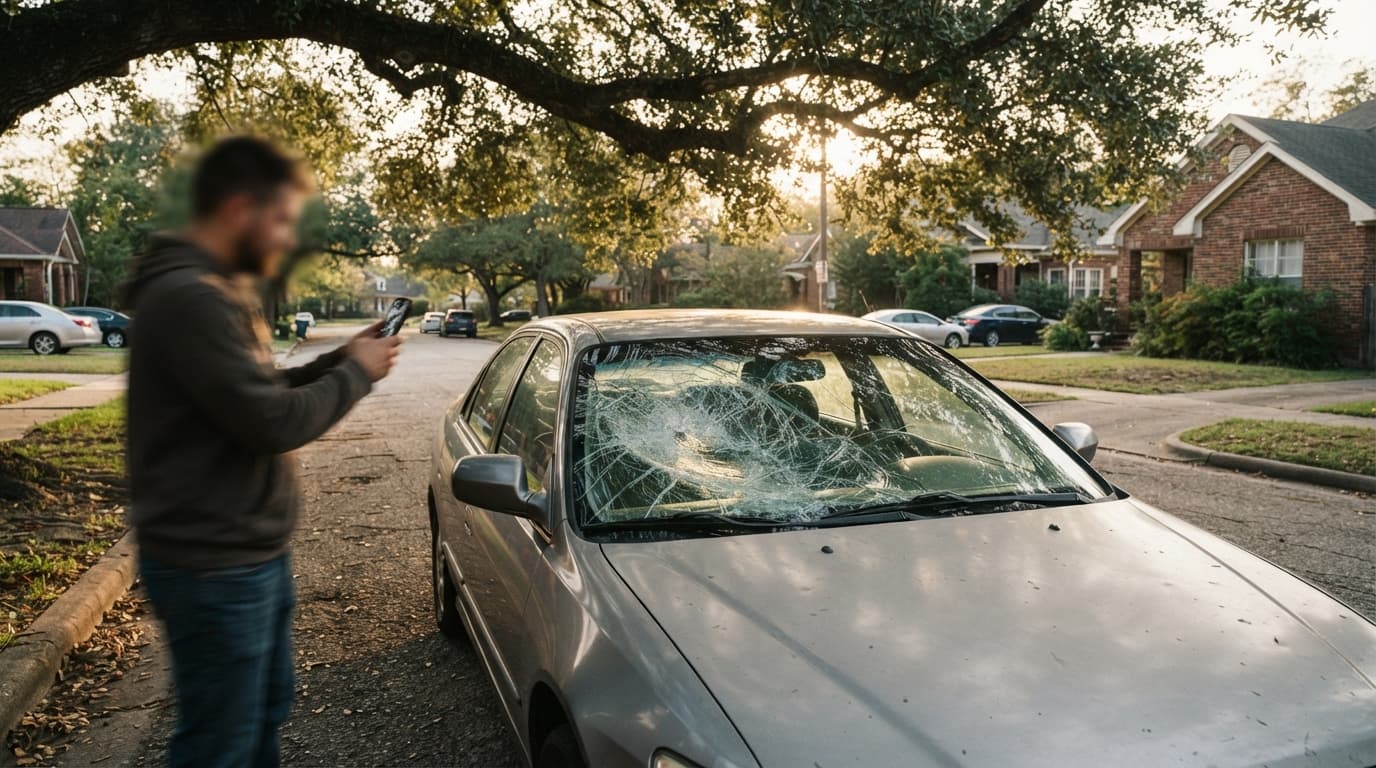 Auto glass insurance claim process for drivers in Beaumont TX